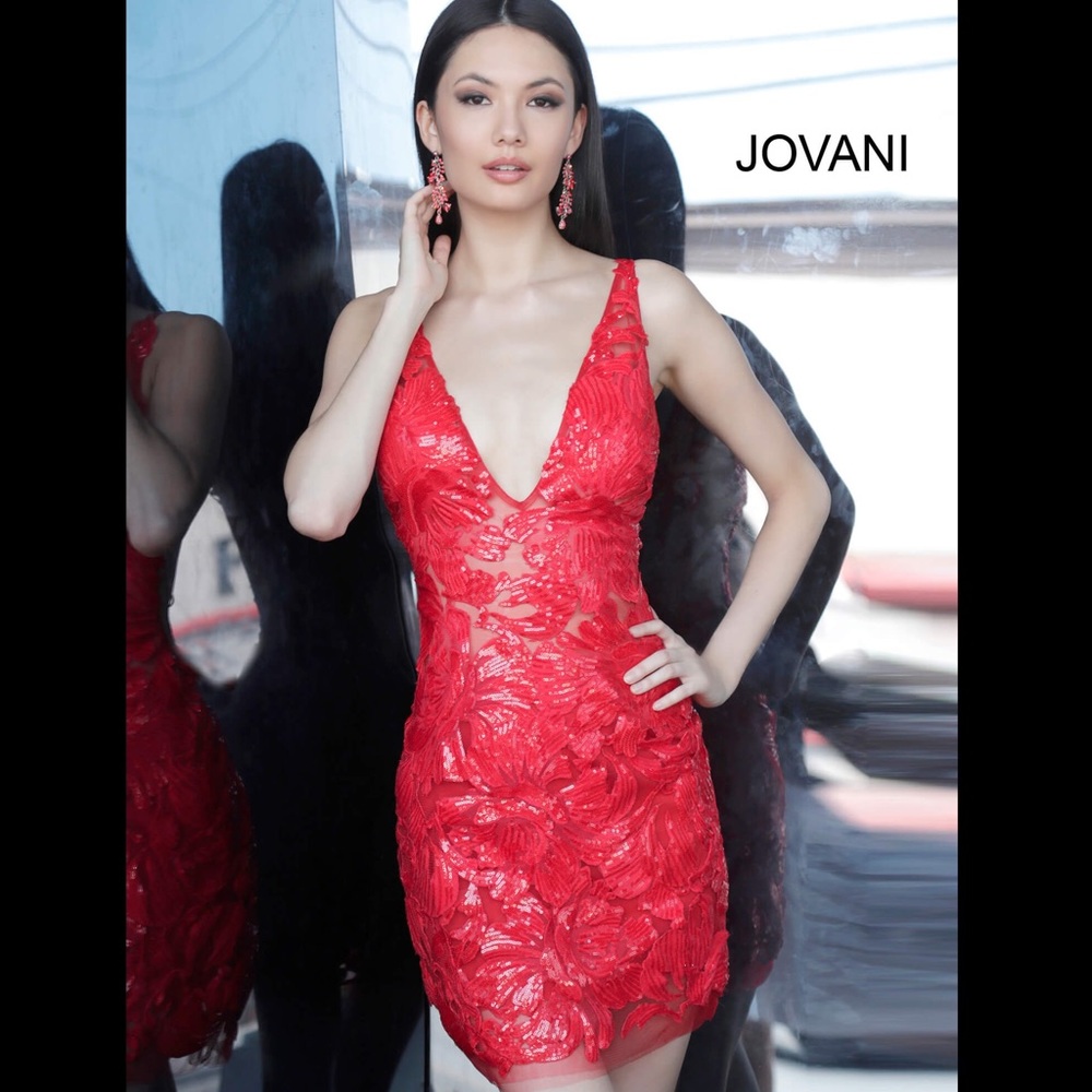 JOVANI 4552 Embellished Cocktail Dress